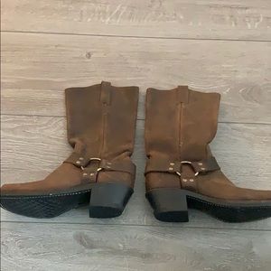 Frye harness boot